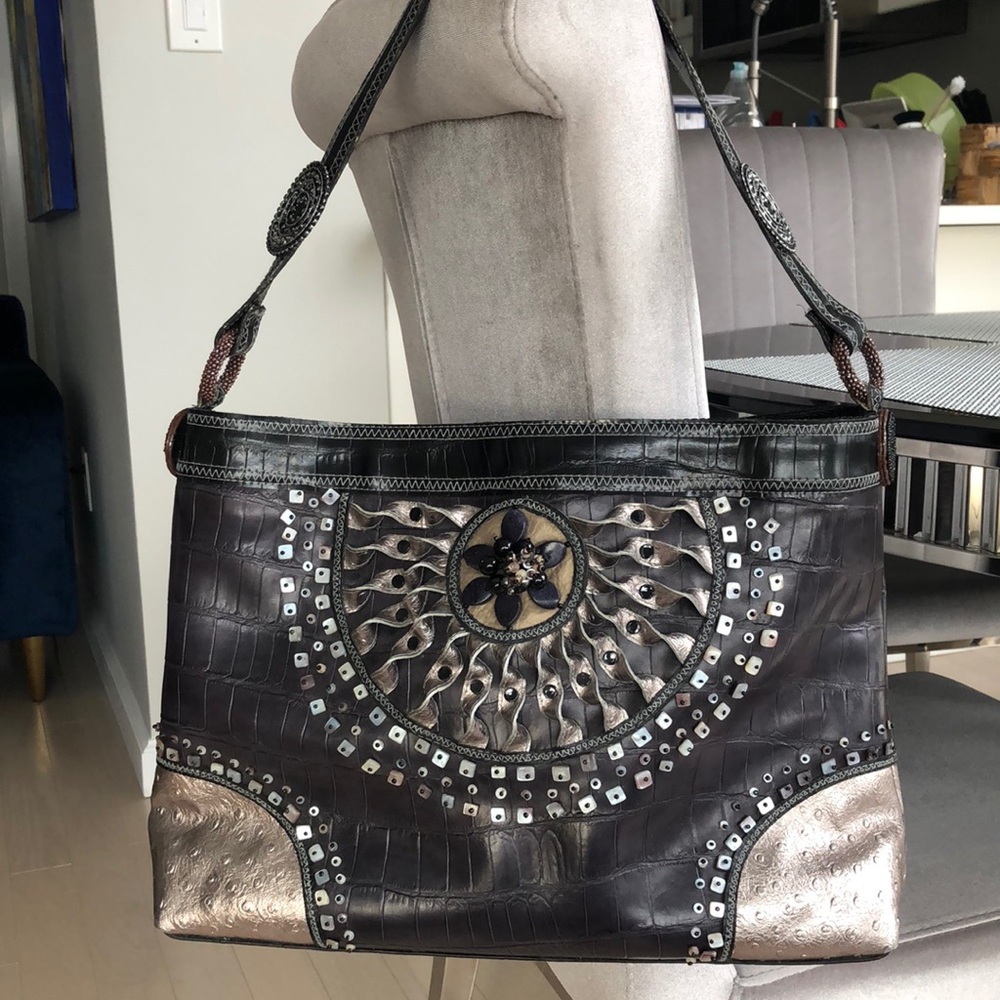 Mary Francis Hobo Large Shoulder Bag